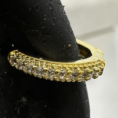 Argola com micro zircônias