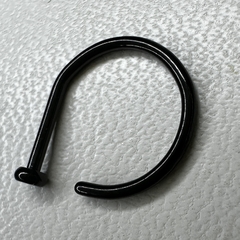 D-ring PVD black 8mm