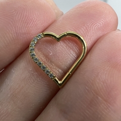Coração para Daith com fecho em click - comprar online