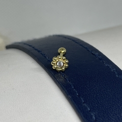 Flor com zircônia - comprar online