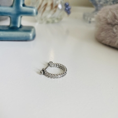 Argola Conch com micro zirconias - comprar online