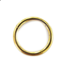 Argola fina para Conch, de click - Flor de Furo