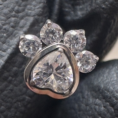 Patinha 6mm com zircônias