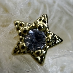 Estrela com zircônia
