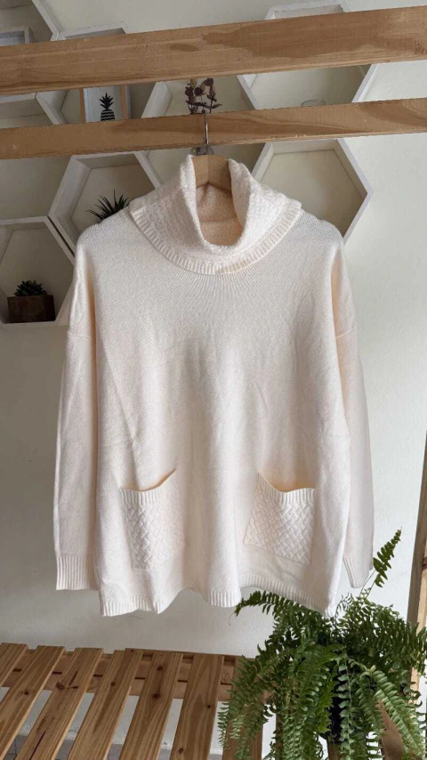 SWEATER POLERON CON BOLSILLOS SW263