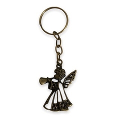 Chaveiro de Anjo metal envelhecido