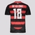Camisa Flamengo Titular 2025/26 Vermelha e Preto Torcedor Masculina - DE LA CRUZ #18 - comprar online