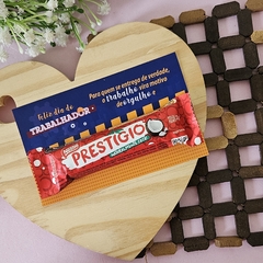 30 Card Chocolate Prestigio Dia do Trabalhador - comprar online