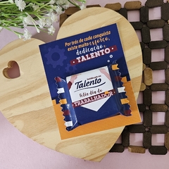 Card Chocolate Talento dia do trabalhador - comprar online