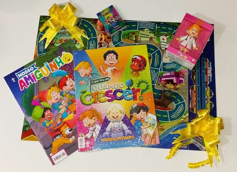 KIT PRESENTES EDUCATIVOS MENINAS ENTRE 7 E 10 ANOS