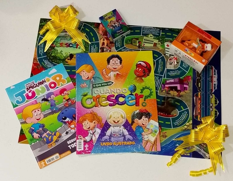 KIT PRESENTE COM 5 ÍTENS - CRIANÇAS ENTRE 3 E 6 ANOS