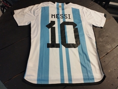 CAMISETA ORIGINAL SELECCION ARGENTINA 2022 3 ESTRELLAS - DemonMotos