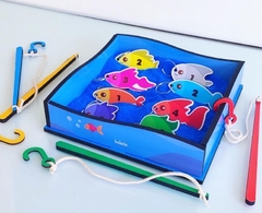 Pescando Peixinhos - Numerados e com areia sensorial