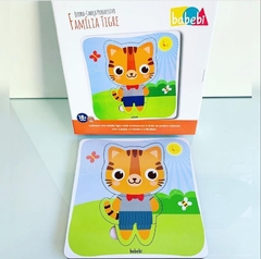 QUEBRA-CABEÇA FAMÍLIA TIGRE - comprar online