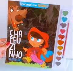 Aquarela Chapeuzinho Vermelho