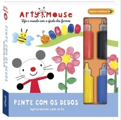 Pinte com os dedos - Livro com páginas reutilizáveis