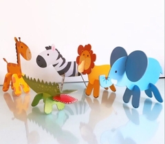 Encaixe Monte - Animais em 3D