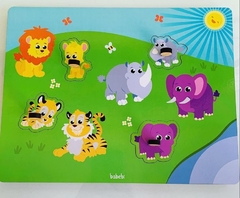 Meu primeiro quebra-cabeça animais e filhotes
