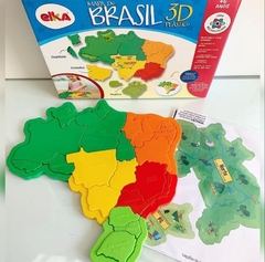 Mapa do Brasil 3D
