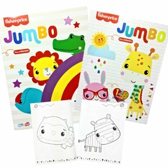 Jumbo para colorear Fisher price 128 pág. - comprar en línea