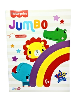 Jumbo para colorear Fisher price 128 pág. - Didacticomer
