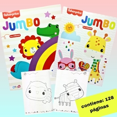 Jumbo para colorear Fisher price 128 pág.