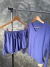 Short Doll com Blusa Manga Longa Roxo Claro na internet