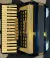 Acordeon Scandalli Black Gold 3/5 de Voz 80 baixos - Made in Italy