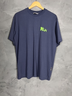 CAMISETA PALM ANGELS AZUL MARINHO