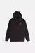 BRAND FLEECE HOODIE BLACK - comprar online
