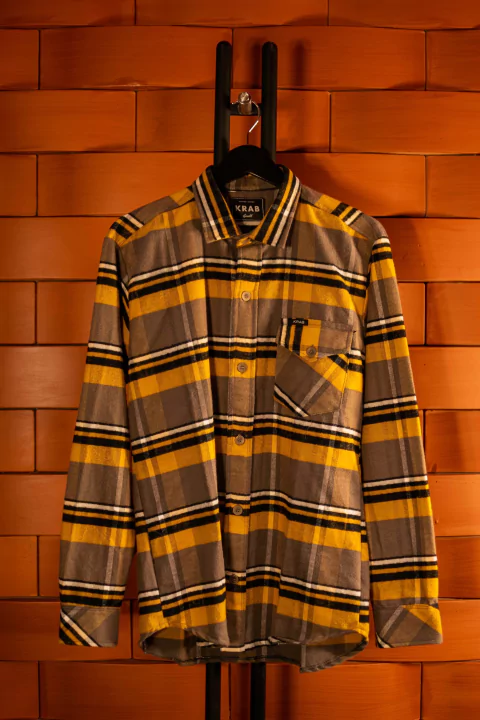 CAMISACO BROW GRIS/AMARILLO