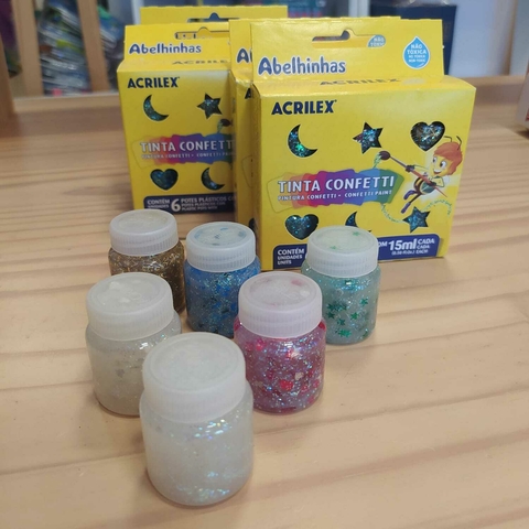 Tinta Confetti - Acrilex