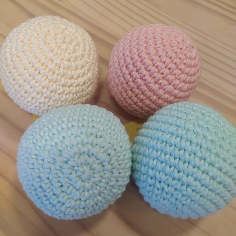 Bolinha de crochê