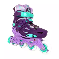 ATINS INFANTIL X-LIGHT AZUL COM RODAS DE LED - 68/70MM OU 70/72MM ABEC-9