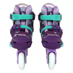 ATINS INFANTIL X-LIGHT AZUL COM RODAS DE LED - 68/70MM OU 70/72MM ABEC-9 - Trackeano