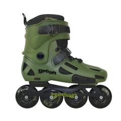 Patins Inline Freestyle Traxart Green - 80mm ABEC-9 Cromo - comprar online
