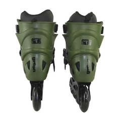 Imagem do Patins Inline Freestyle Traxart Green - 80mm ABEC-9 Cromo