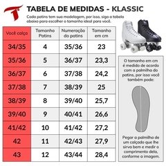 Imagem do Patins Quad Traxart Klassic Preto - 58mm x 32mm ABEC-5