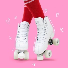 Patins Quad Traxart Klassic Branco - 58mm x 32mm ABEC-5 na internet