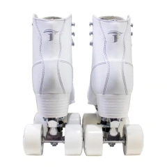 Imagem do Patins Quad Traxart Klassic Branco - 58mm x 32mm ABEC-5
