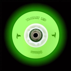 Jogo de Rodas Inline Traxart LED 80mm/83A - Trackeano