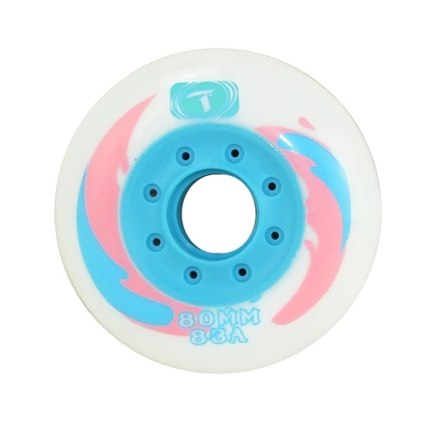 Jogo de Rodas Freestyle Traxart Revolt 80mm/83A Branco