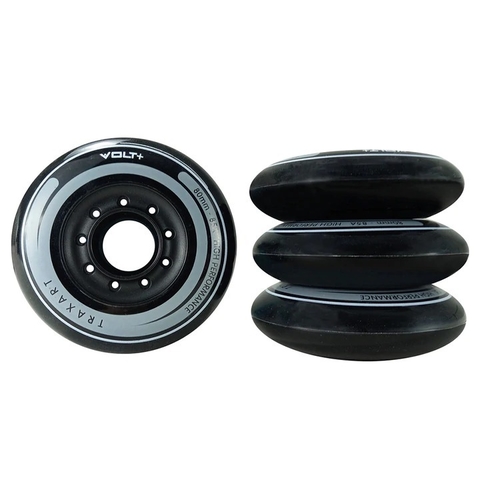 Jogo de Rodas Freestyle Traxart Volt+ Cinza 80mm/85A HR