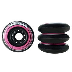 Jogo de Rodas Freestyle Traxart Volt+ Rosa 80mm/85A HR
