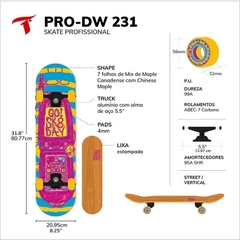 Skate Traxart Profissional Celular DW-231 - comprar online