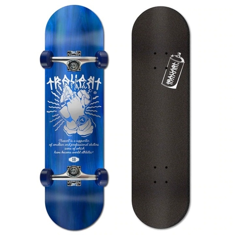Skate Traxart X-Pro Blue Chrome Grafitti DW-236