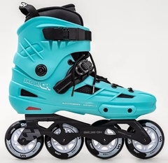 Patins Hd Inline New Skull Urban Verde - 80mm 85a - Abec 9