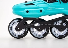 Patins Hd Inline New Skull Urban Verde - 80mm 85a - Abec 9 - comprar online