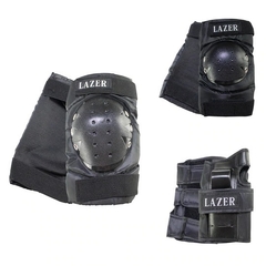 Kit Protetor Juvenil Lazer Preto - SSE-611