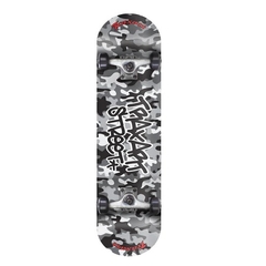 SKATE TRAXART INTERMEDIÁRIO GRAY CAMO DS-192